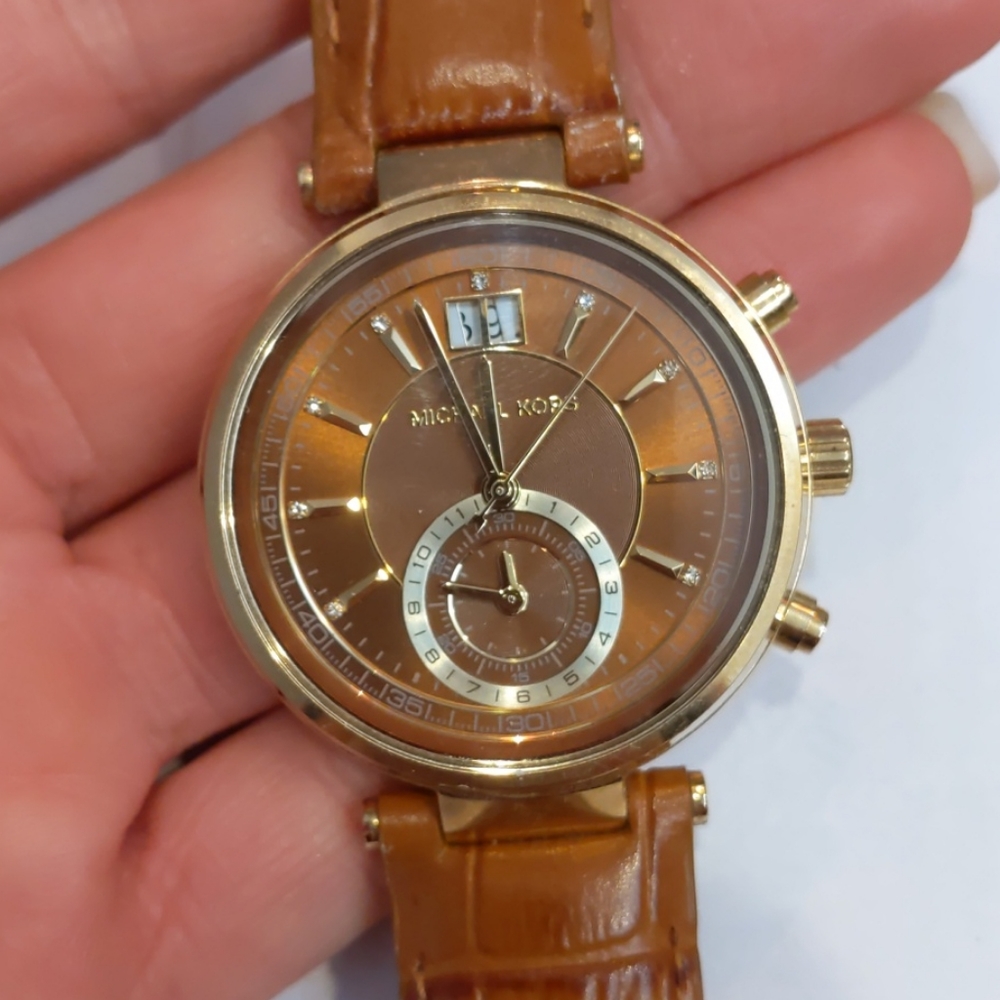 New Women's Michael Kors Snakeskin Watch